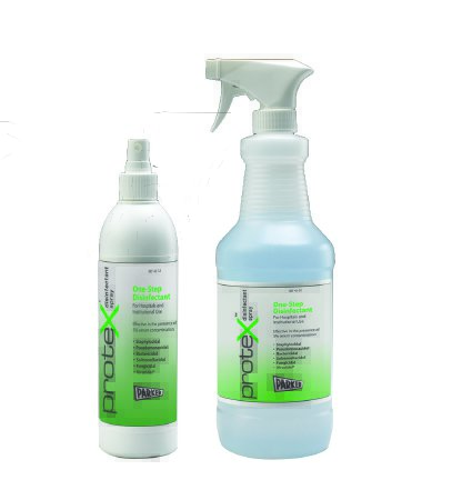 Disinfectant Protex™ Surface Disinfectant Cleaner One Step Spray Broad Spectrum Liquid 12 oz. Bottle Lemon Scent NonSterile (1/EA 12/BX 4BX/CS) by Parker Laboratories, Inc.  ID 42-12